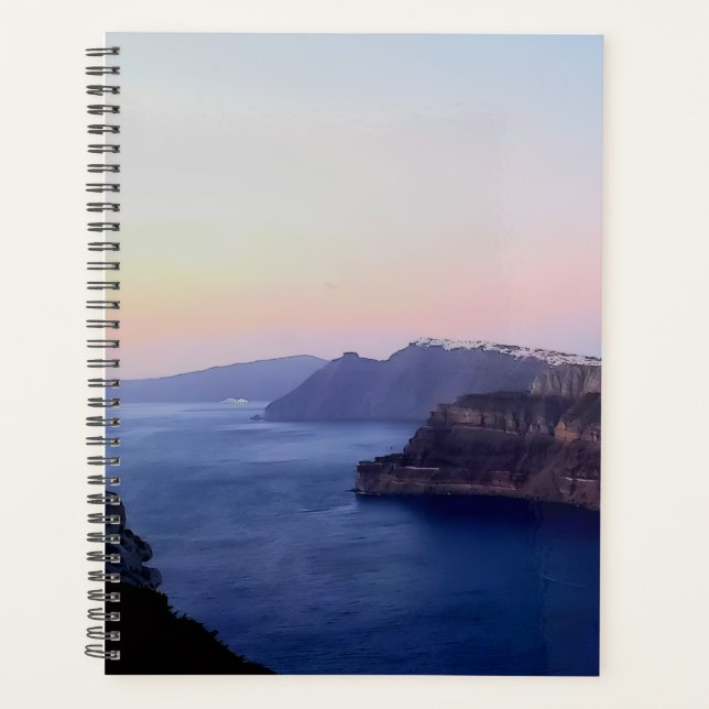 Santorini Greece Planner (Devant)
