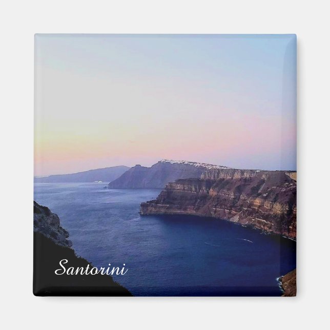 Santorini Greece Souvenir Magnet (Vorne)
