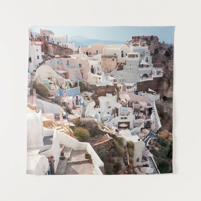 SANTORINI GRIECE WANDTEPPICH (Vorderseite)