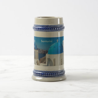Santorini Griechenland Bierglas