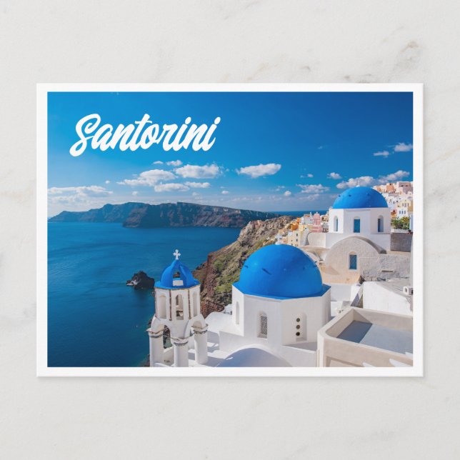 Santorini Griechenland Foto Postcard Postkarte (Vorderseite)