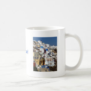 Santorini, Griechenland Kaffeetasse