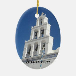 Santorini, Griechenland Keramikornament