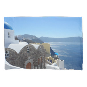 Santorini, Griechenland Kissenbezug