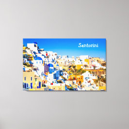Santorini Griechenland Leinwanddruck