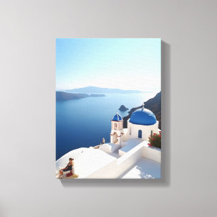 Santorini Griechenland Leinwanddruck