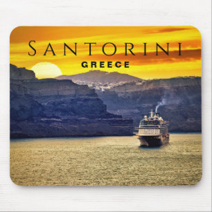 Santorini, Griechenland Mousepad