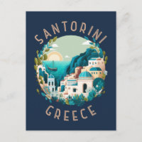 Santorini Griechenland Not leidender Kreis