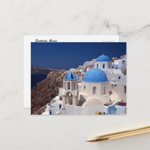 Santorini Griechenland Postcard Postkarte