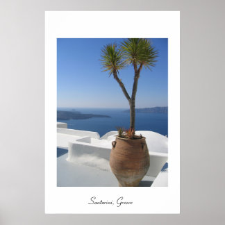 Santorini, Griechenland Poster