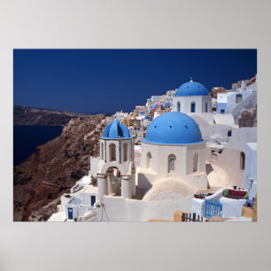 Santorini Griechenland Poster