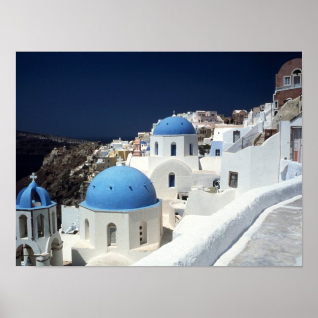 Santorini Griechenland Poster Paper (Matte) (Vorne)