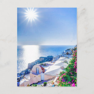 Santorini Griechenland Postkarte