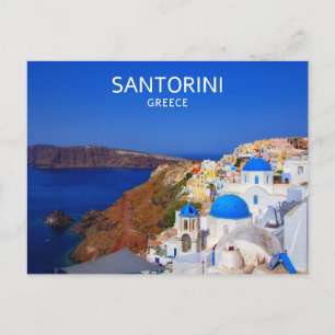 Santorini Griechenland Postkarte