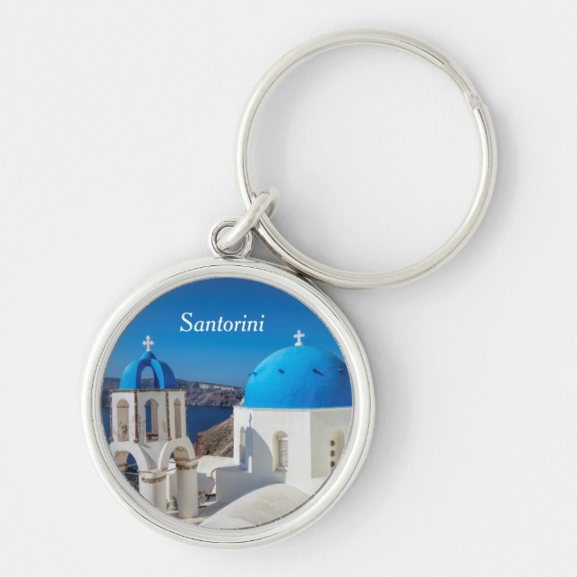 Santorini, Griechenland Schlüsselanhänger (Vorne)