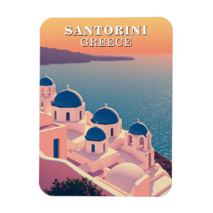 Santorini Griechenland Souvenir Iconic Magnet