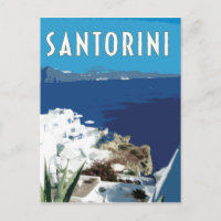 Santorini Griechenland Vintage-Stil