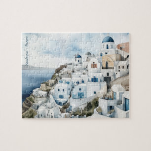 Santorini Griechenland Wassercolor