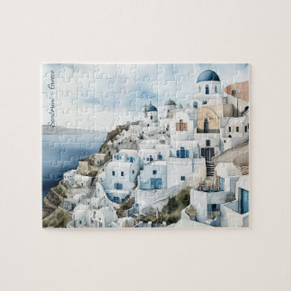 Santorini Griechenland Wassercolor