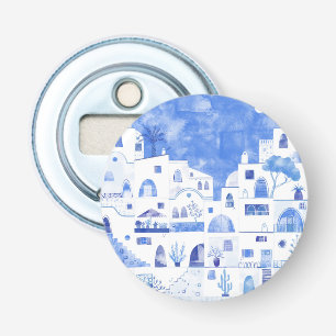 Santorini Griechenland Wasserfarbenwelt Flaschenöffner