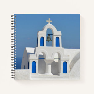 Santorini Griechisches Kirchenbuch Notizbuch