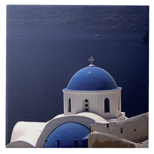 Santorini Insel-Griechenland-Keramik-Fliese Fliese