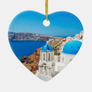 Santorini Insel - Kessel, Griechenland Keramik Ornament
