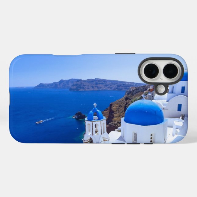 Santorini iPhone 16 Plus Hülle (Rückseite (Horizontal))