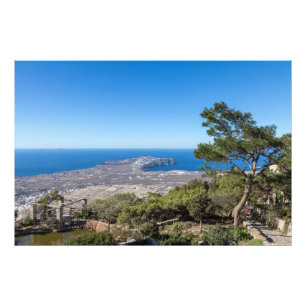 Santorini Island Aussicht vom Berggipfel Fotodruck