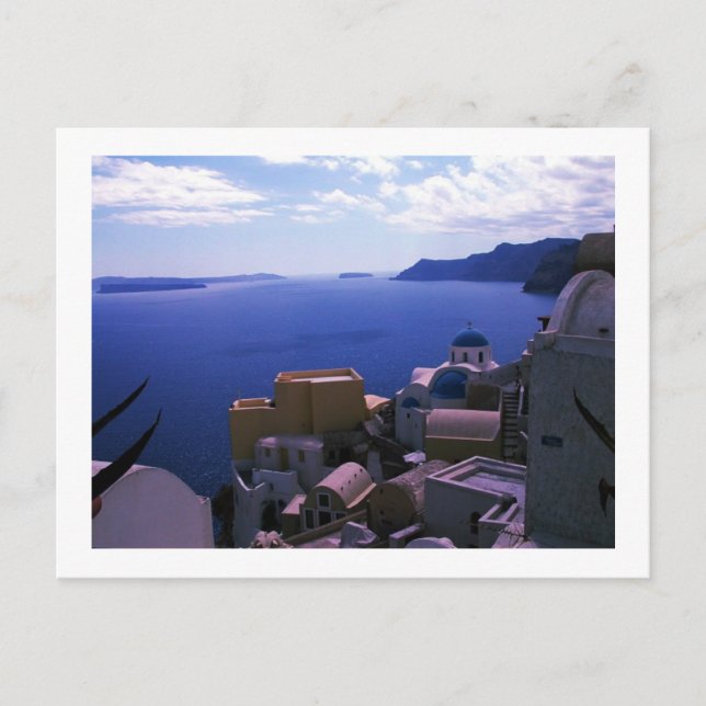 Santorini Island Griechenland Foto Colette (CHG) Postkarte (Vorderseite)