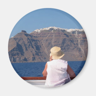Santorini - Kühlschrankmagnet