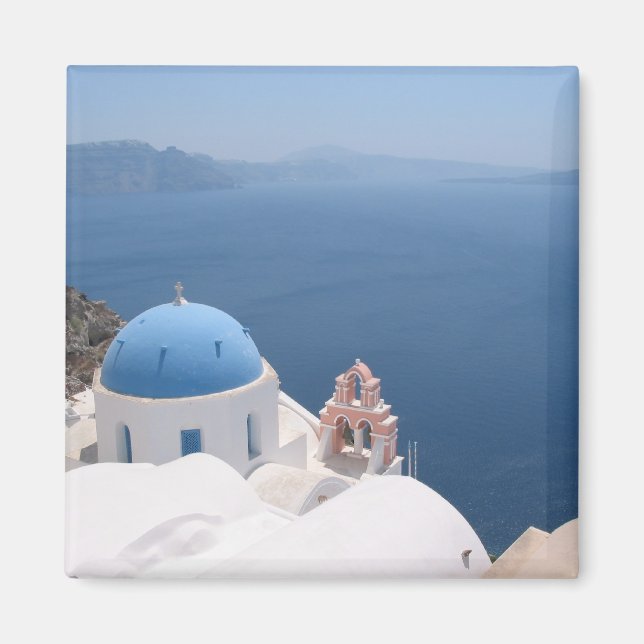 Santorini-Kühlschrankmagnet Magnet (Vorne)