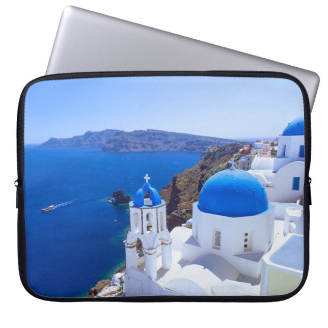 Santorini Laptopschutzhülle (Vorderseite)