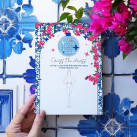 Santorini Mariée rose Devinez la robe Carte de jeu