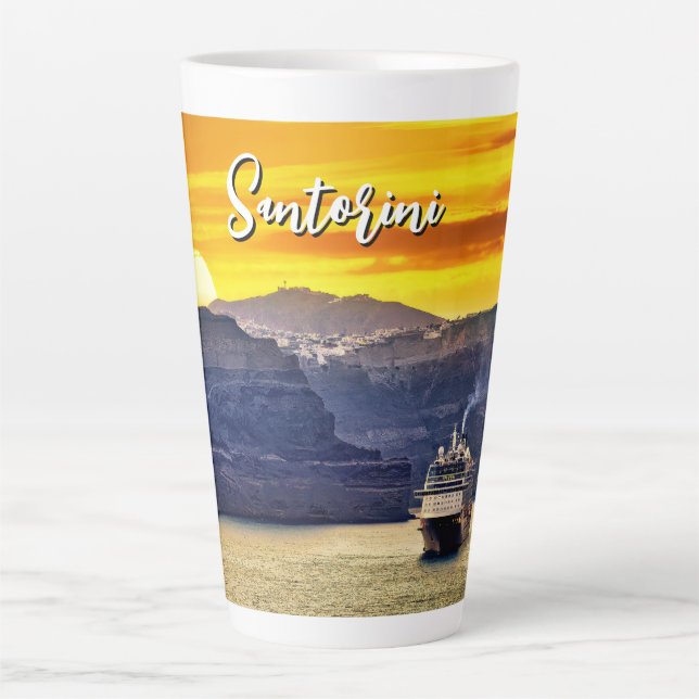 Santorini Milchtasse (Vorderseite)
