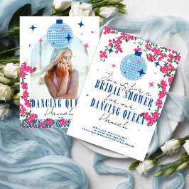 Santorini Musical Bougainvillea Brautparty Einladung