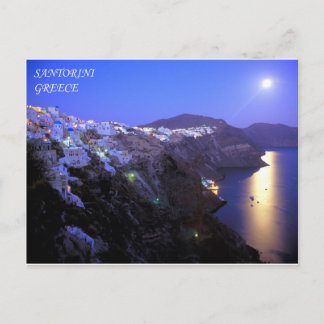 SANTORINI NIGHT POSTKARTE