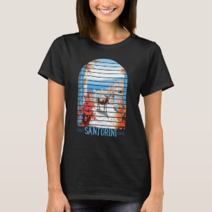 Santorini Oia Donkey Griechenland, schöne griechis T-Shirt