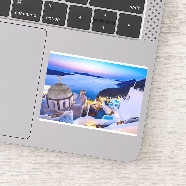 Santorini Oia Griechenland Aufkleber (Detail)