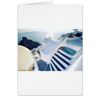 Santorini Oia Schritte, Griechenland