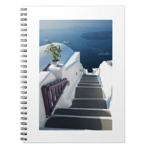 Santorini Oia Schritte, Griechenland Notizblock