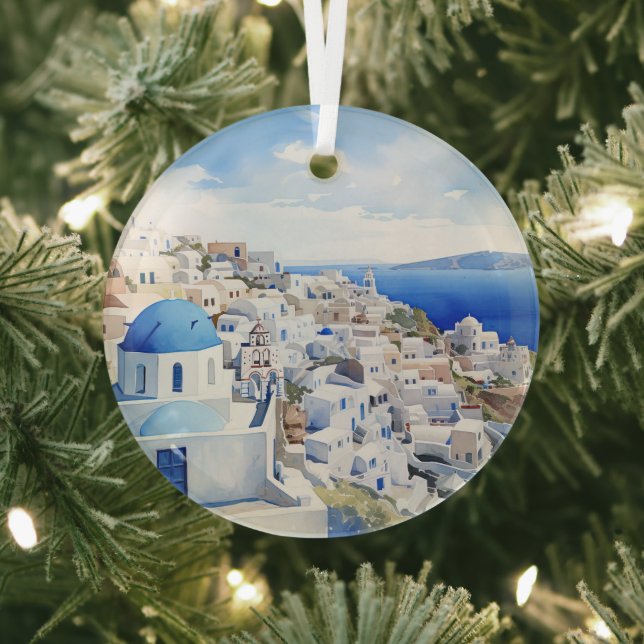 Santorini Ornament Aus Glas (InSitu)