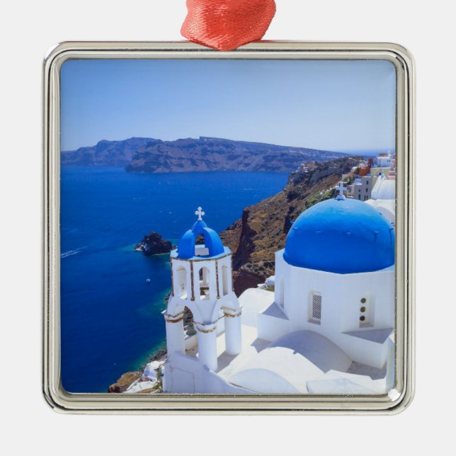 Santorini Ornament Aus Metall (Vorne)