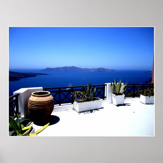Santorini-Patio Poster (Vorne)