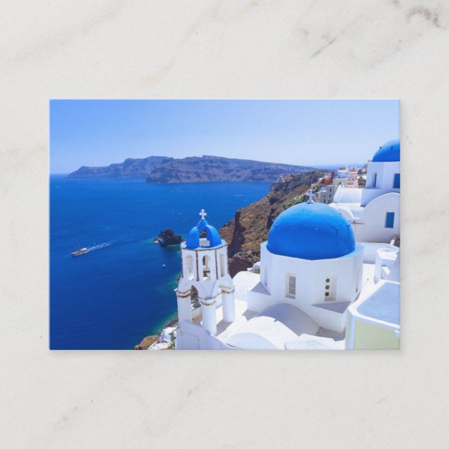 Santorini Platzkarte (Vorderseite)