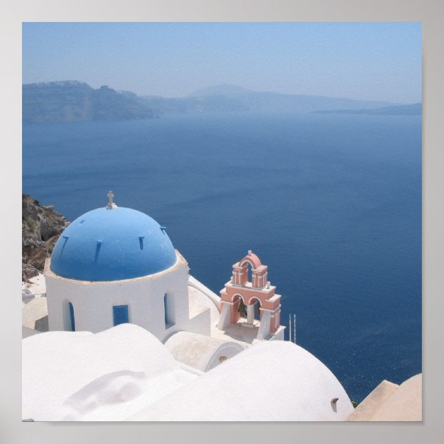 Santorini Poster (Vorne)