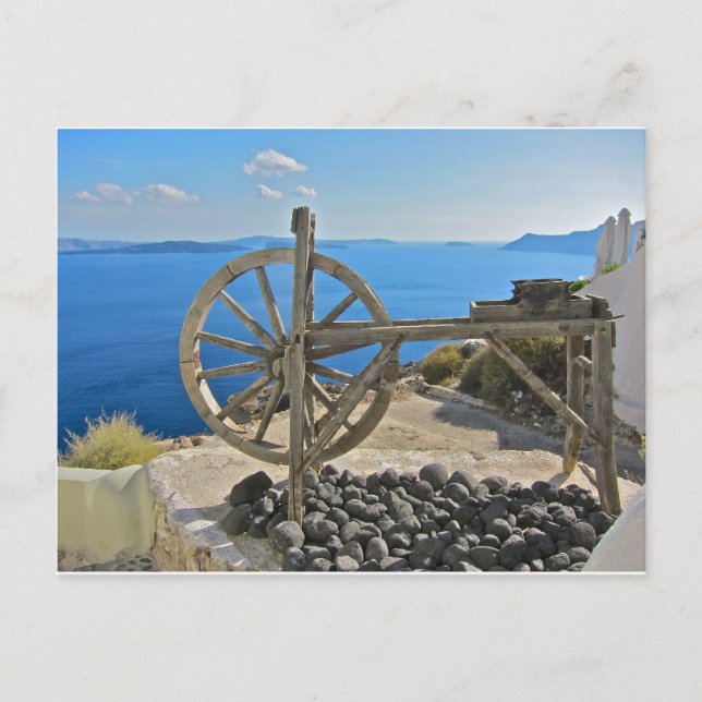 Santorini Postkarte (Vorderseite)