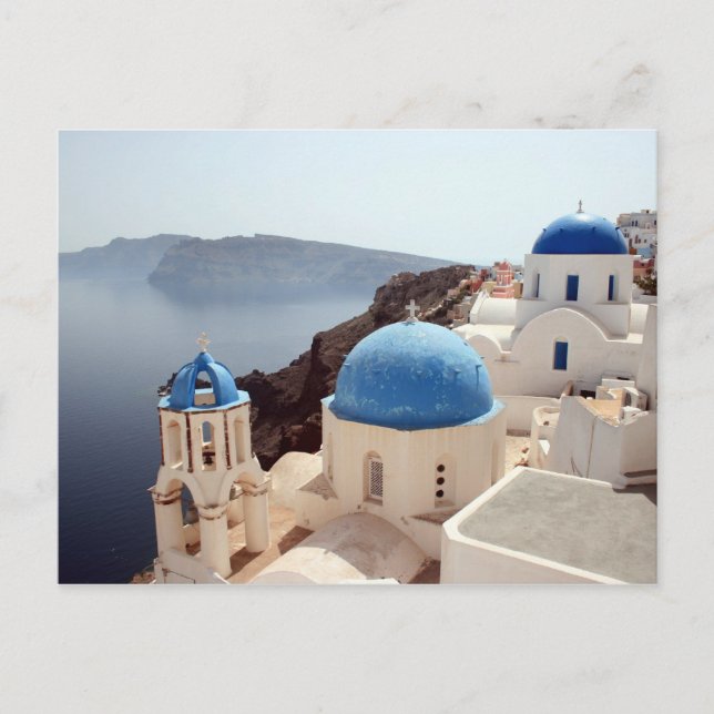 Santorini Postkarte (Vorderseite)
