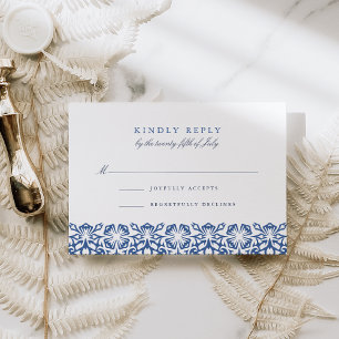 Santorini RSVP-Karte   Lapis RSVP Karte