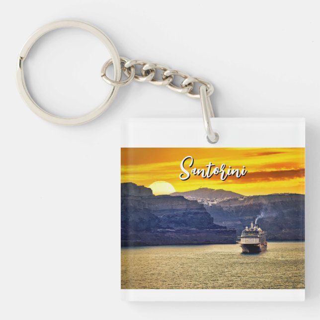 Santorini Schlüsselanhänger (Vorderseite)